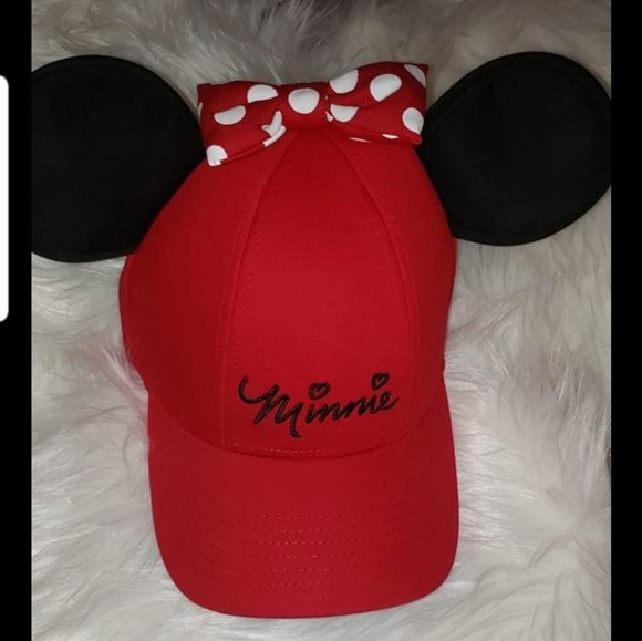 Unbranded Accessories - New red Minnie mouse hat with ears